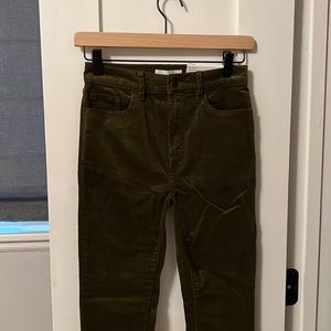 LOFT PETITE SKINNY CORDUROY PANTS